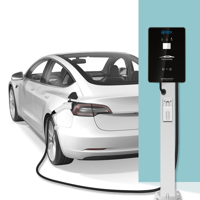 Chargeur mural de voiture électrique à courant alternatif de niveau 2 7kw 32a avec écran OLCD