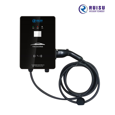 Chargeur mural EV AC 32A Type 2 Portable Evse avec écran LCD