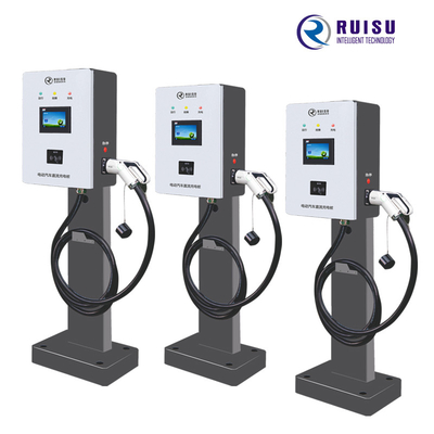 Équipement de chargement de la vitesse rapide EV de C.C de chargeur de 30KW EV avec l'écran tactile capacitif CCS1 CCS2