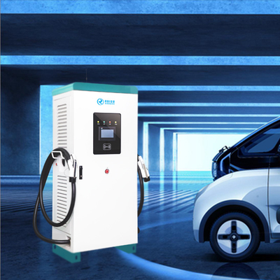 Chargeur naturel du refroidissement 60kw EV, point de remplissage CCS1 CCS2 de voiture extérieure
