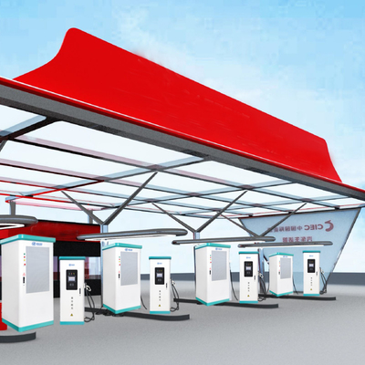 Chargeur rapide superbe de véhicules de la plate-forme 4G Eelectric d'opération de la station de charge de 480KW EV OCPP1.6J