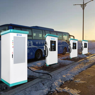 Type fendu 720kw 600kw de station de charge extérieure de véhicule électrique de refroidissement liquide