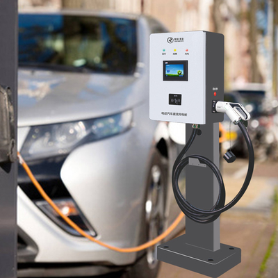 30KW point de charge de voiture de 3 phases, station de charge d'EV extérieure pour l'OEM commercial