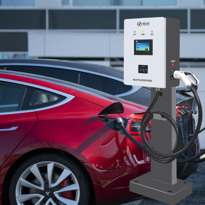 Chargeur rapide de C.C 30kw EV avec le connecteur simple de type 2 de Ccs d'écran tactile de 7 pouces