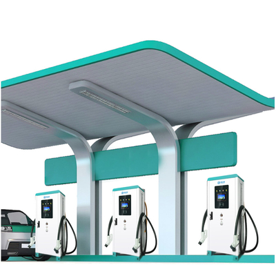 Tout en un chargeur 120kw EV monté au sol avec écran tactile couleur 7&quot;